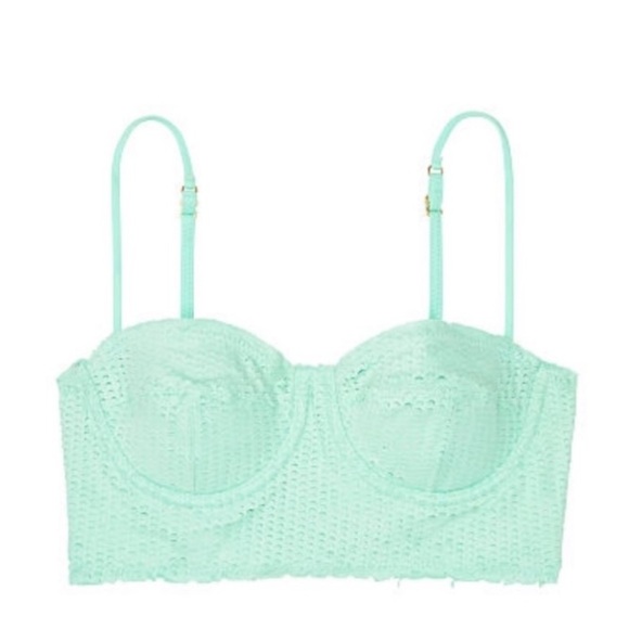 Vix Swim New Vix X Paula Hermanny Scales Corsage Bustier Bikini Top